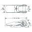 850KGS 1-1/16inch 27mm Ratchet buckle for tie down strap