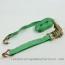 50mm width 3T Ratchet belt with green webbing sling
