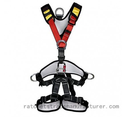 Fall protection harness with 4 D rings 5 ponits adjustable