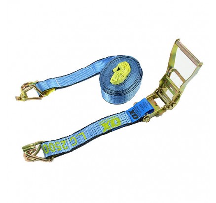 2inch L.C. 2500KG Ratchet tie down with swan hooks