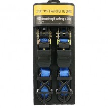 2PC×1inch×15FT Ratchet belt with blue straps