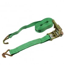 50mm width 3T Ratchet belt with green webbing sling