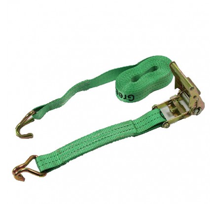 50mm width 3T Ratchet belt with green webbing sling