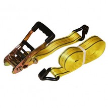 Cargo straps with double J hooks and rubber handle 50mm×8m