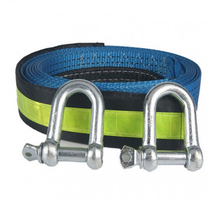 Heavy duty tow straps 4inch wide with Screw Schackles