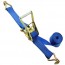 Ratchet belts 2inch 3Ton B.S. Blue with Double J hooks