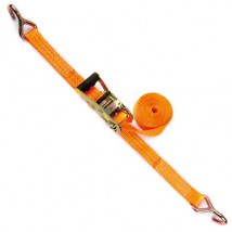 1.5inch polyester Ratchet Tie down with J hooks and rubber handle