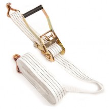 2inch 50mm 4T/5T Ratchet Tie down with white webbing sling