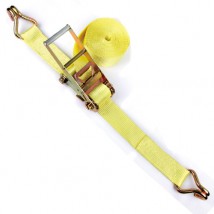 3inch/75mm width B.S.15000lbs Ratchet Tie down with double J Hooks