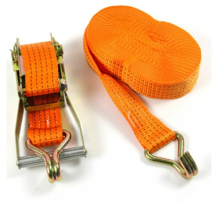 2inch heavy duty Ratchet straps with double j hooks