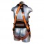 Full body safety harness with 1 D rings 6 ponits adjustable