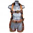 Full body safety harness with 1 D rings 6 ponits adjustable