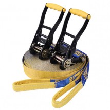 Slackers Slackline with double ratchet slackline buckle