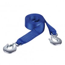 WDTS020501 Tow straps blue 50mm with snap hooks