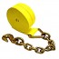 50mm 2inch yellow Winch Straps with Grap hooks