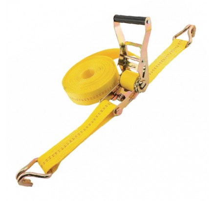 WDCS020520 50mm heavy duty ratchet straps with Double J hooks