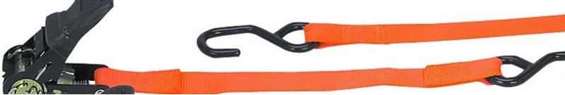 Heavy duty ratchet straps provide extra security and strength